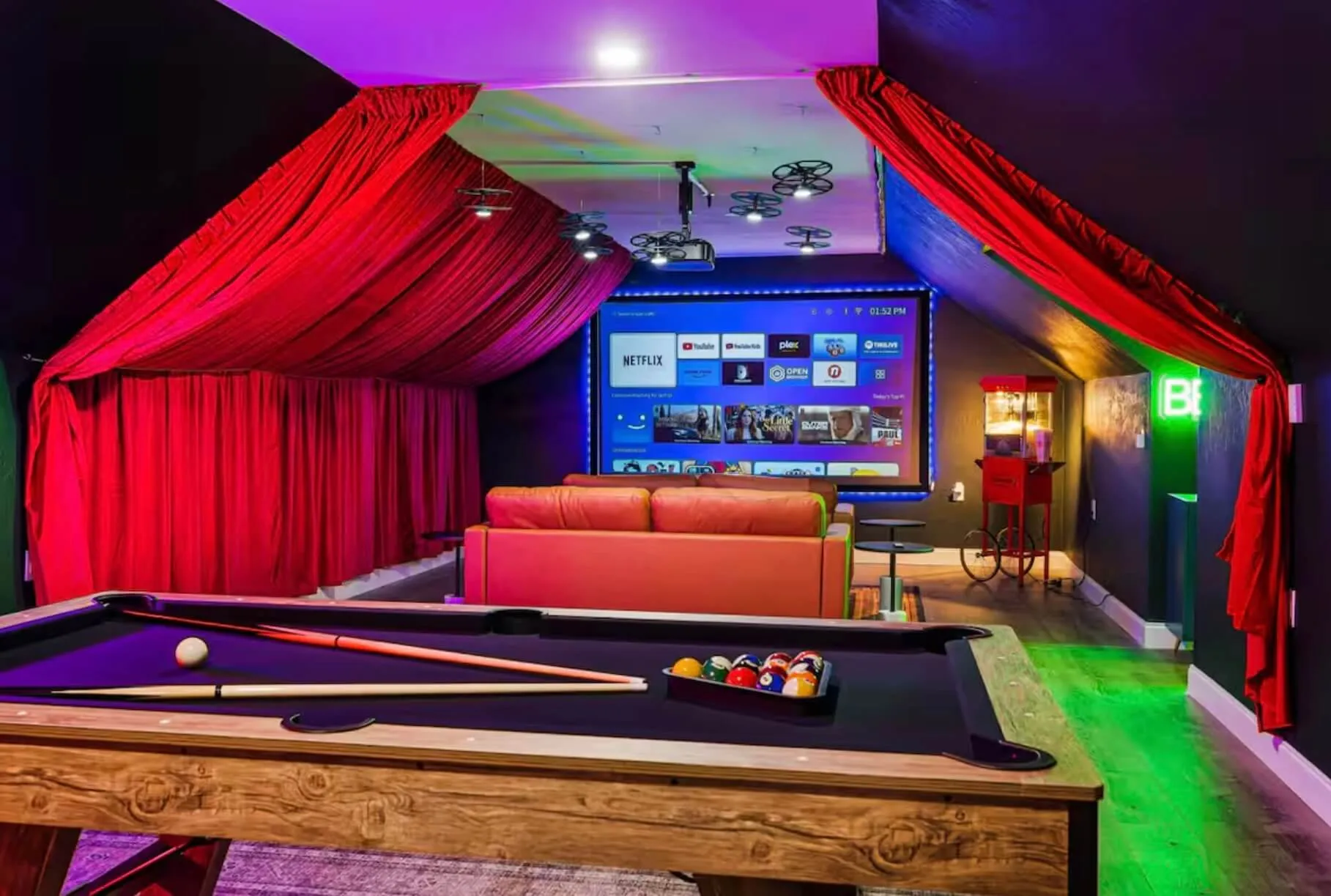 Home theater room